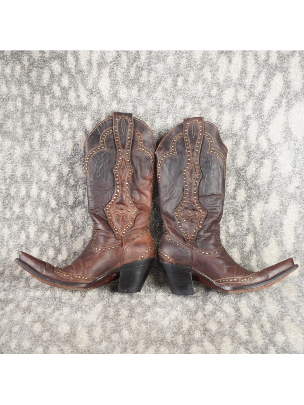 Boot Star Co. by Old Gringo Cowgirl Leather Western Boots W/Studed Womens 6.5 B - Picture 11 of 14